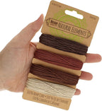The Beadsmith 100% Hemp Cord – Bronze Colors – 1mm, 30 Foot Spool, 20LB Test Strength – Twine for Jewelry Making, Macrame, Paper Crafts, Gardening, Scrapbooking, Home Décor, DIY String Art & More