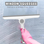 NBGYTECH Window Squeegee Household Cleaning Scraper Handheld Squeegee for Shower Glass Door Mirror Car Windshield (White Plastic Handle)