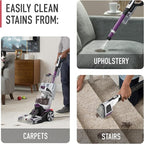 Hoover SmartWash Pet Automatic Carpet Cleaner Machine, with Spot Chaser Stain Remover Wand + 64 oz Pet Carpet Cleaner Solution, Deep Cleaning Carpet Shampoo, AH31925