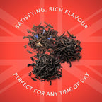 Twinings London Skyline Red, White, & Blue Commemorative Collection of Loose Leaf Teas, Limited Edition Gift Set, 100g Tins (Pack of 3), Original English Breakfast, The Earl Grey, & Lady Grey Tins
