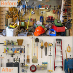 AOBEN Garage Hooks Heavy Duty Hooks for Garage Storage Wall Mount Garage Hanger & Organizer Hook (24PCS)-Gray