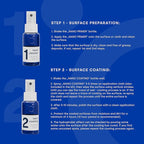 Nano Ceramic Coating Kit for Metal & Chrome - Ceramic Coating Stainless Steel Protector - For Stainless Steel & Chrome Surfaces - Life Proof Home Ceramic Coating Stain & Water Repellent