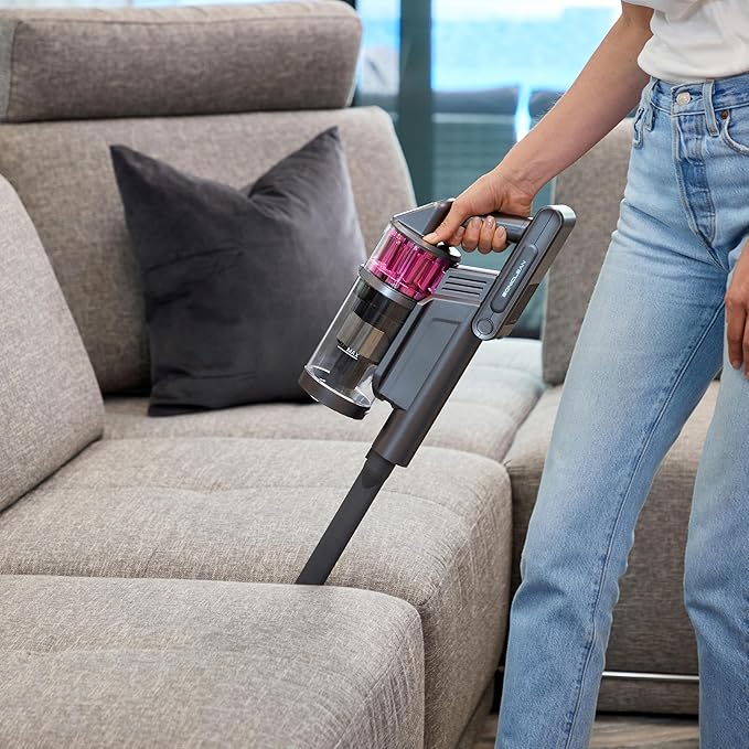 Soniclean STV-3 Cordless Vacuum Cleaner with Auto-Empty Base Station - Clean for The Cure® - Special Edition for Breast Cancer Awareness & Research (Susan G. Komen®)