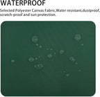 Canvas Repair Patch 9×11 Inch 3Pcs Waterproof Self-Adhesive Fabric Repair Patch for Tents,Boat Cover,Pop Up Canopy,Patio,Bags,Car Seats,Sofas,Furniture Cover(Dark Green)