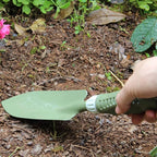 Garden Tool Shovel for Digging Gardening Trowel for Lawn Planting Alloy Spade Plastic Handle Anti Slippery