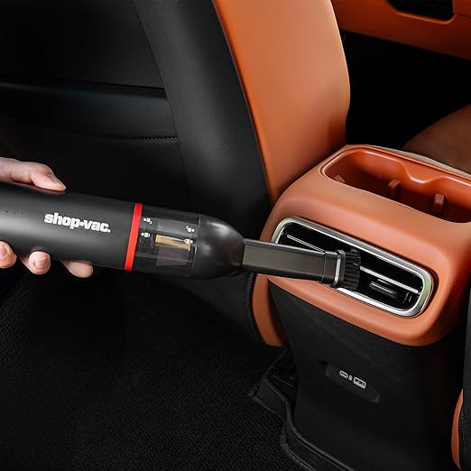 Shop-Vac 2-in-1 Car Vacuum & Air Duster, 14000Pa Blow/Suction Portable Cordless Vacuum, Mini Car Vac, Handheld & Lightweight with 6 Nozzles, Type-C Rechargeable for Auto/Home/Office