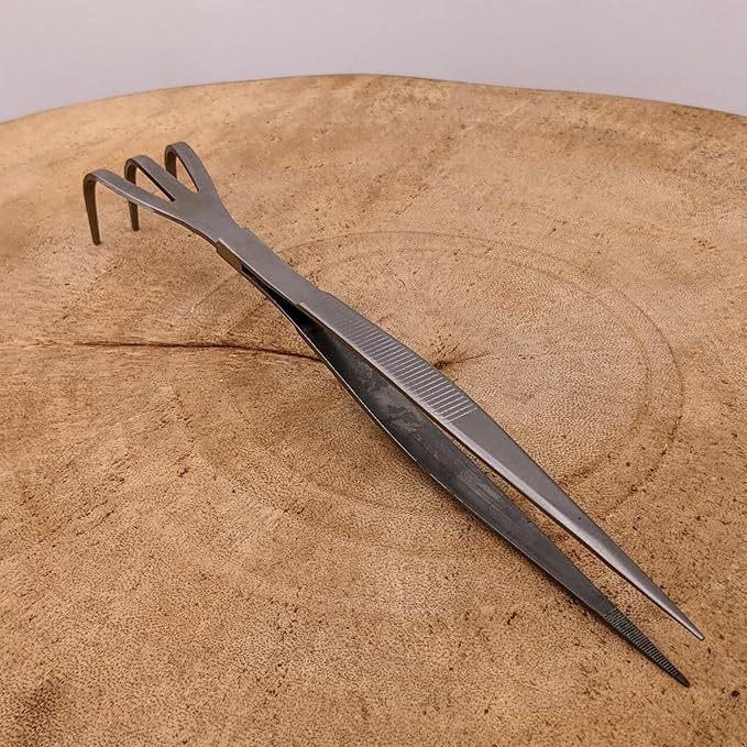 Bonsai Outlet Root Rake with Tweezers - Tinyroots Gardening Tools for Repotting and General Care of Your Tree or Houseplants