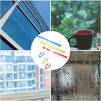 Shower Squeegee for Glass Doors, 3pcs Bathroom Squeegee for Shower Cleaner Squeegee, Window Cleaning Squeegee Glass Shower Door for Car Window Wiper Mirror Windshield