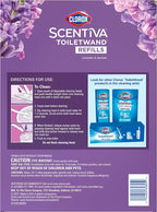 Clorox Scentiva ToiletWand Refills, Lavender and Jasmine, 20 Count