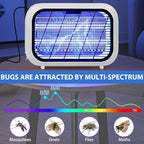Bug Zapper Indoor, Upgrade 20W High-Voltage Dual Grid Electric Mosquito Zapper with 2 Replacement Bulbs, Fruit Fly Moth Gnat Traps Mosquito Killer for Home & Indoors Use