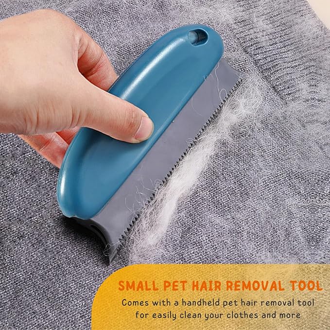 Carpet Rake, Pet Hair Removal Tool for Dog and Cat, 56'' Long Handle Rug Scraper for Stair Carpets, Mats, Couch