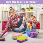 Zubebe 20 Pcs Duster Refill Reusable Fleece Duster Refills Feather Flat Dusters Multi Surface Washable Cleaning Pads Tools for Home, Blinds, Car, Pet, Furniture, Fans (Vivid Color)