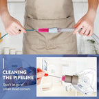 Cpap Mask Brush, Flexible Long Brushes for Cleaning Tubes,Dual Flex End CPAP Cleaner Brush -Stronger Stainless Tube Brush,Cpap Cleaning Supplies Cleaner Brush Kit