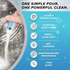 Lifeproof 4-IN-1 Washing Machine Cleaner - Up to 90 Days of Protection Against Odors & Grime (4-Pack, 1-Year Supply)