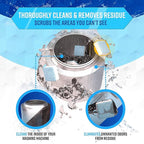 Washer Dishwasher Disposal & Coffee Cleaner Tablets - 96 Tabs Includes ACTIVE Washing Machine Cleaner, Dishwasher, Disposer, Coffee Maker Descale Tabs - Deep Clean & Refresh Appliance - 1 Year Supply