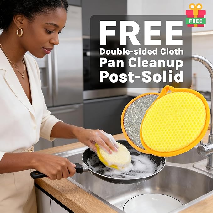 Cooking Oil Solidifier Powder for Easy Disposal, Algae Hardener, Grease Solidifier, Frying and Vegetable Canola Fry Oil Hardener, Solidifying Powder to Gel, 100% Plant-Based, 24 oz Value Pack