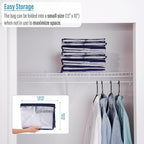 VENO 6 Pack Moving Bags Plastic Storage Totes Clothes Organization Large W Lid/Zipper. Packing Boxes/Bins Alternative. Space Saving Foldable College Supplies Essentials (Clear, 6 Pack)