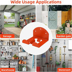 2 Pack Garage Organizer Trimmer Rack, Weed Eater Hanger for Garage Wall, Heavy Duty Power Tool Holder for Grass Trimmer, Weed Wacker, Hedge Trimmer, Garden Tools