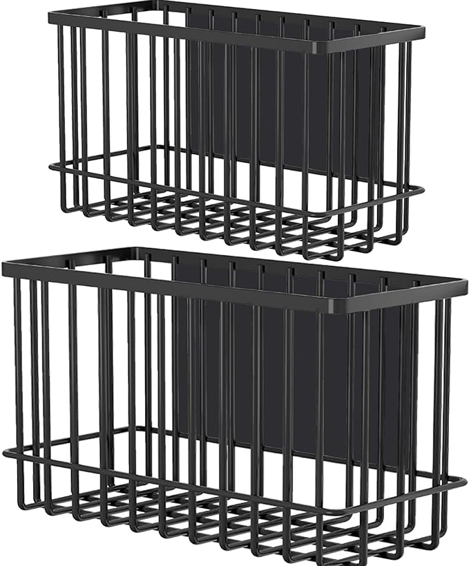 Magnetic Basket Fridge Lint Bin Dryer Ball Holder Laundry Room Organization Home Storage for Class Office School