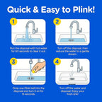 Compac Plink Garbage Disposal Cleaner and Deodorizer, Air Fresheners for Disposal, Lemon Scent, 20 Count