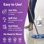 Sheiner's Multi-Surface Cleaner Concentrate, No-Rinse Floor Cleaner & Degreaser for Home, Office & Kitchen, Safe for Kids & Pets, Non-Toxic Lavender Scent All-Purpose Cleaning Supplies, 1-Gallon.