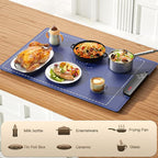 Electric Warming Tray, Full Surface Heating, Rollable & Portable, Premium Silicone Nano-Material, 248°F Temperature Settings,Auto Shut-Off,Versatile Food Warmer for Gatherings,Parties, Everyday Use