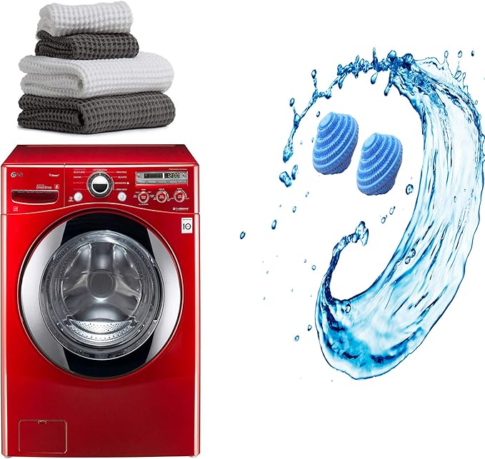 J&R ESSENTIAL Laundry Balls Set, Eco-Friendly Super Washing Machine Laundry Ball, All Natural Washer Ball Laundry Detergent Alternative, Household Can Be Reused 1000 Washings (Unscented)