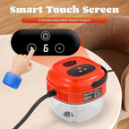 Moongiantgo Handheld Steam Cleaner 2500W High Pressure 1.5L Steamer for Cleaning, Portable Steam Cleaner for Home Kitchen Bathroom, Steam Cleaner for Car Detailing Grout Tile (Red)