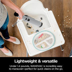 Shark WANDVAC Cordless Hand Vac, Lightweight, Versatile and Portable at 1.4 lbs., Powerful Suction, Charging Dock, One-Touch Empty, NEW Furfins Tool & Crevice Tool for Pet & Home, Gray, WV201WH