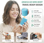 Cozy Essential Travel Vacuum Storage Bags with Rechargeable Cordless USB Pump, Space Saver Bags for Luggage, Suitcase, Carry-On, for Clothes, Blankets, Bedding & Seasonal Storage,35 Combo