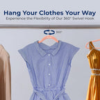 SereneLife 150-Pack Velvet Hangers – Ultra-Thin Space Saving Pink Clothes Hangers with 360° Swivel Hooks, Non-Slip Heavy Duty Design for Coats, Dresses, Shirts & More – Lightweight & Durable