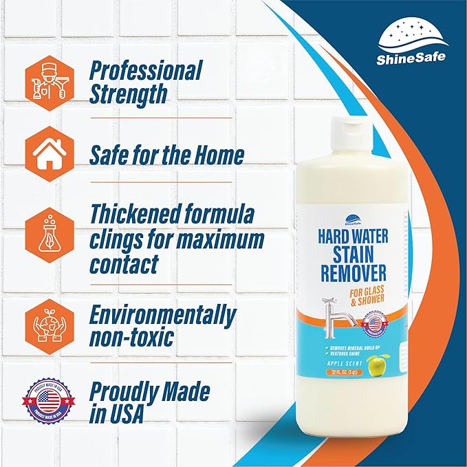 ShineSafe Hard Water Stain Remover 32 Fl Oz