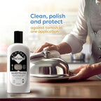 Tarni-Sheild Silver Polish - Clean, Polish, and Protect Against Tarnish - 8 Ounces – Safely Cleans Silver, Copper, Brass, and Other Metals in Just One Application