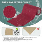 Canvas Repair Tape, 4×63 Inches Claret Waterproof Self-Adhesive Patch for Outdoor Gear, Durable and Weatherproof Fabric Tape for Boat Covers, Tents,Couch,Sofas, Sun Shades, Awnings, and Lounge Chairs