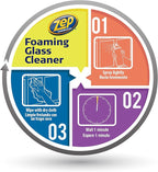 Zep Foaming Glass Cleaner, Black