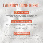 Laundry Detergent Liquid, Sugar Dew- Citrus & Hibiscus, 50+ Loads, Non toxic, Plant Based Enzyme Cleaners, Phosphate & Paraben Free, Long Lasting Luxury Clean, 32 oz Recyclable Bottle