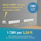 ELIAS Mold killer - Black mold remover for walls without chemicals - Wall heating for every room - Powerful anti-mold heating as an alternative to moldspray - Permanently mold-free (1, Set of 2)