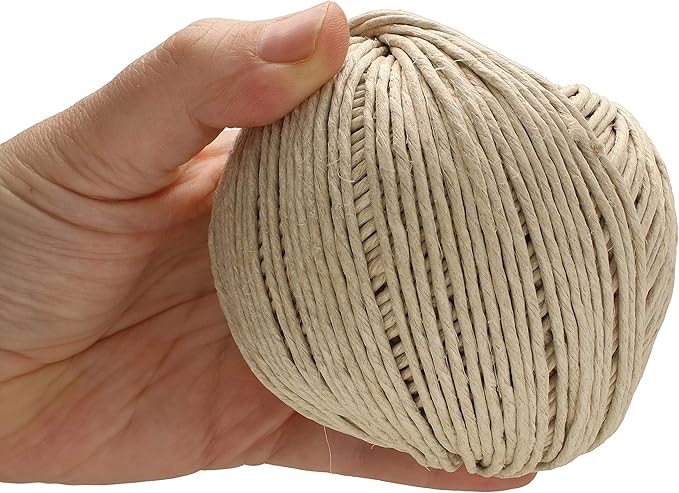 The Beadsmith 100% Hemp Cord – Natural Color – 2mm, 265 Foot Spool, 48LB Test Strength – Twine for Jewelry Making, Macrame, Paper Crafts, Gardening, Scrapbooking, Home Décor, DIY String Art & More