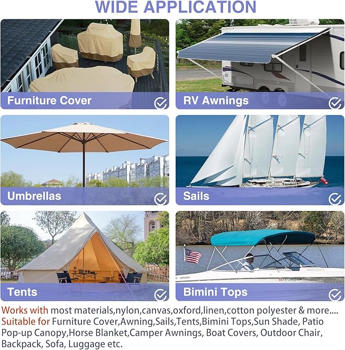 Canvas Repair Patch 9×11 Inch 3Pcs Waterproof Self-Adhesive Fabric Repair Patch for Tents,Boat Cover,Pop Up Canopy,Patio,Bags,Car Seats,Sofas,Furniture Cover(Camel)