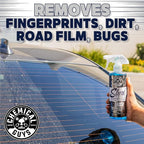 Chemical Guys CLD300 Streak Free Glass & Window Cleaner (For Glass, Windows, Mirrors, Nav. Screens & More; Car, & Home) Ammonia Free & Safe on Tinted Windows, 128 fl oz + ACC151 Spray Bottle, 16 oz.