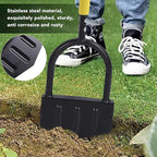 Half Moon Edger Lawn Tool, Lawn Edgers with Soft Handle, Manual Lawn Edger for Grass, Borders Sidewalks, Driveways, Gardens