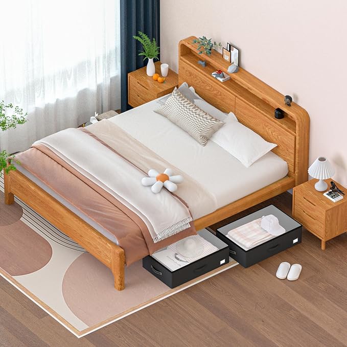 Underbed Storage With Wheels, No Assemble Required 12 inches Height Under bed Storage Bins,Large Capacity Rolling Shoe Storage Containers，Dorm clothes Storage