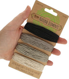 The Beadsmith 100% Hemp Cord – Onyx Colors – 1mm, 30 Foot Spool, 20LB Test Strength – Twine for Jewelry Making, Macrame, Paper Crafts, Gardening, Scrapbooking, Home Décor, DIY String Art & More