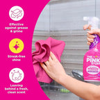 The Pink Stuff Miracle Window Cleaner Spray, 30 fl oz – Now 20% More! Streak-Free Glass & Mirror Cleaner for Crystal Clear Shine – Cuts Through Grease, Fingerprints & Smudges with Ease