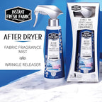 Advanced AFTER DRYER Fabric Spray Fragrance Mist, Fresh Fabric Wrinkle Release Spray Odor Remover - Laundry Scent Boosters for Home, Dorm, Anywhere - Fresh Linen Scent 10.1 Oz. - INSTANT FRESH FABRIC