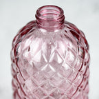 Bathroom & Kitchen Glass Hand and Dish Soap Dispenser with 304 Rustproof Stainless Steel Pump (Pink-2pack)