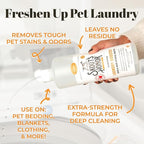 Skout's Honor Laundry Booster Stain & Odor Removal Additive - Plant-Powered Formula for Pet Bedding, Clothing, and Washable Pee Pads - Eco-Friendly & Cruelty-Free, 32 oz, 2-Pack