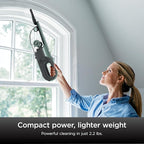 Shark UltraCyclone Pro Cordless Handheld Vacuum, Powerful Suction, Handheld Vacuum for Car & Home, Crevice Tool, Scrubbing Brush, Lightweight, XL Dust Cup, Black/Green, CH901