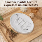 Soap Dish Bathroom Marble Look Resin Soap Holder Soap Tray for Shower Sponge Holder for Kitchen Sink 2 Pack(Marble White)