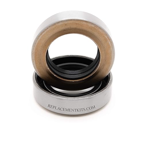 REPLACEMENTKITS.COM 2pc Tine Oil Seals Set Compatible with Troy Bilt Horse Tillers Several Models (Replaces GW9618, GW-9618099 & GW-9602)